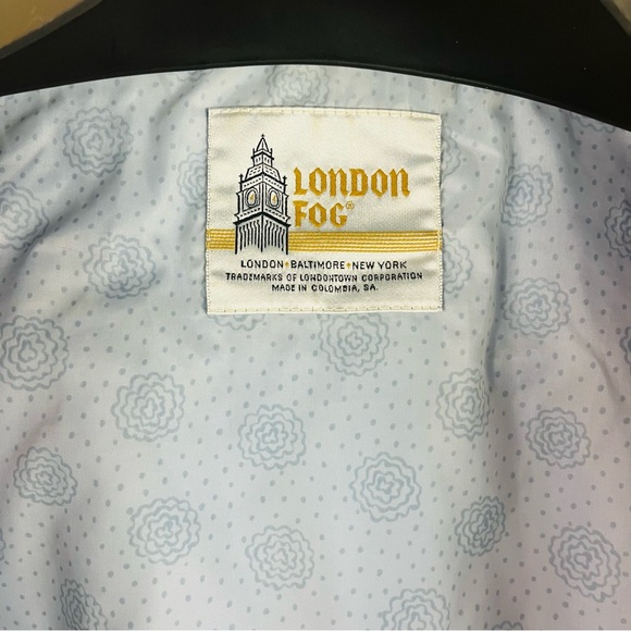 Vintage London Fog Hooded Jacket Coat | Women’s 16 Reg | Vintage Yellow - Picture 11 of 15